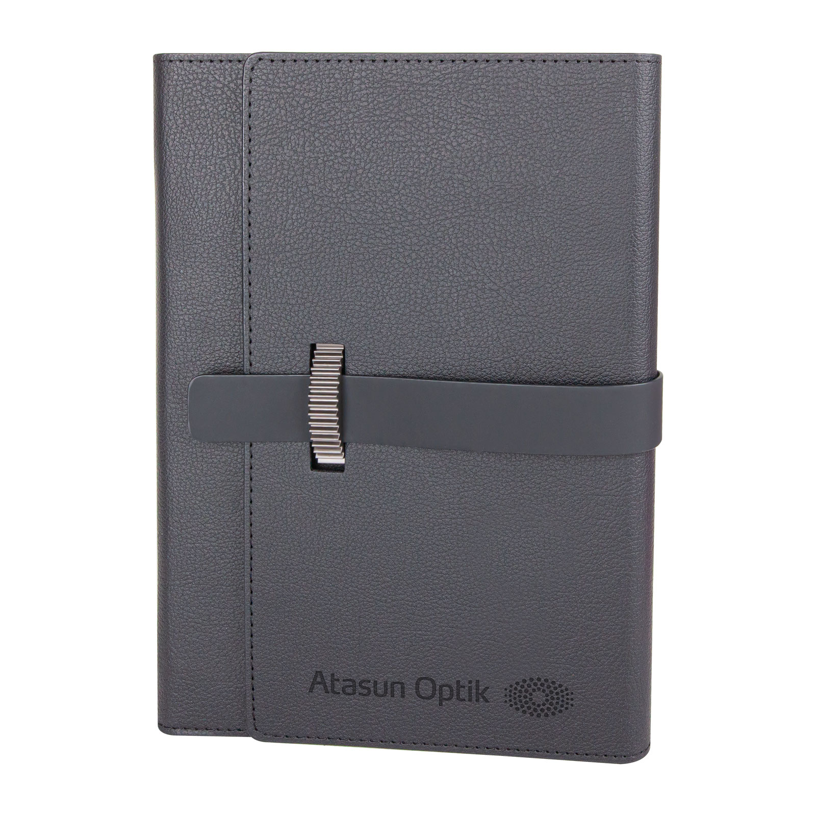 DEMİRTEPE SİYAH TARİHSİZ ORGANİZER DEFTER (17x23CM)
