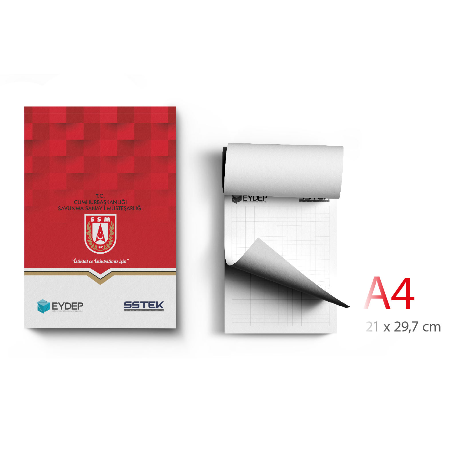 ALA-52 KAPAK GEÇMELİ A4 BLOKNOT